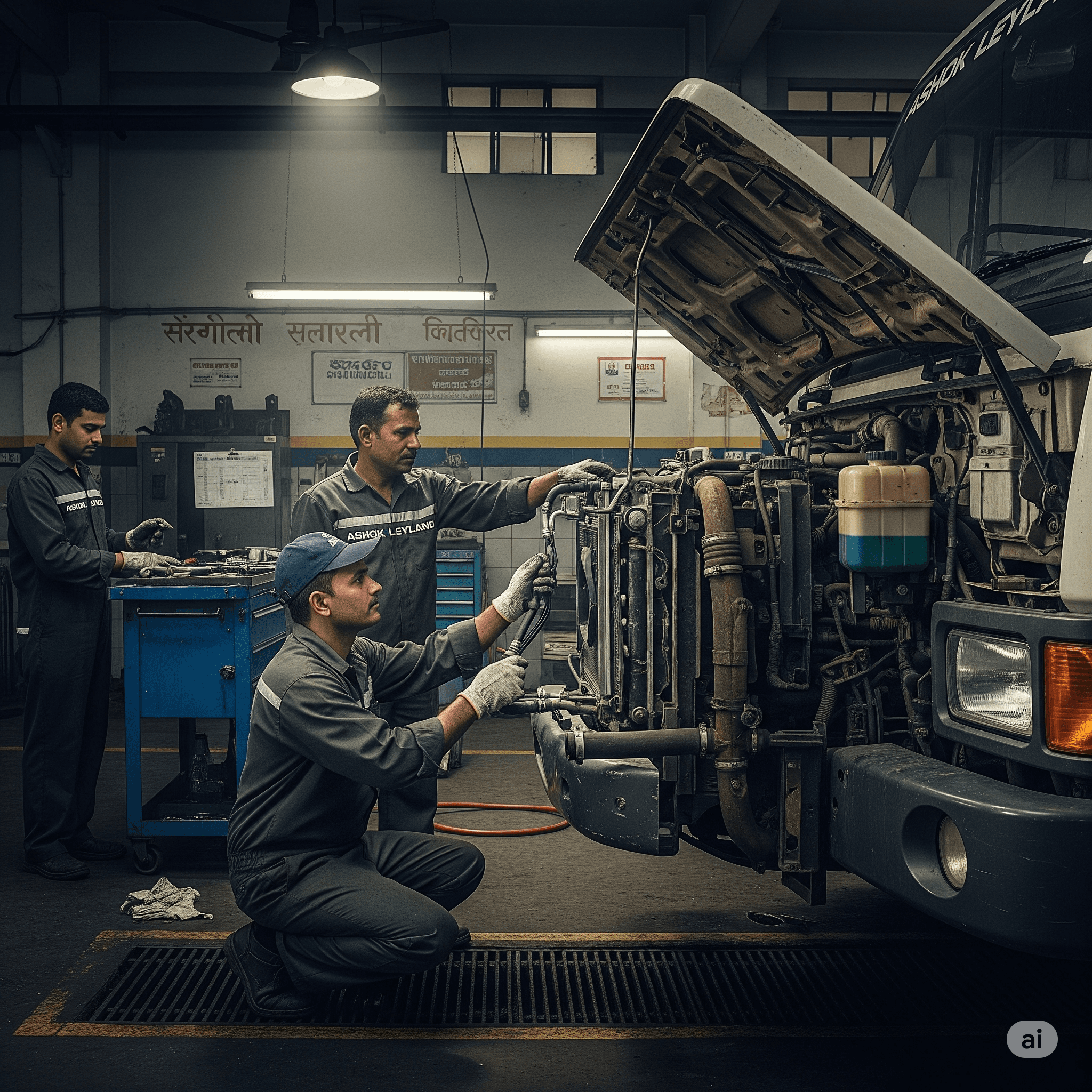 Ashok Leyland (Authorised Workshop) Project